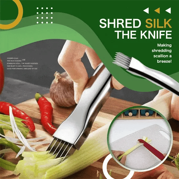 đĨStainless Steel Shred Silk The Knife