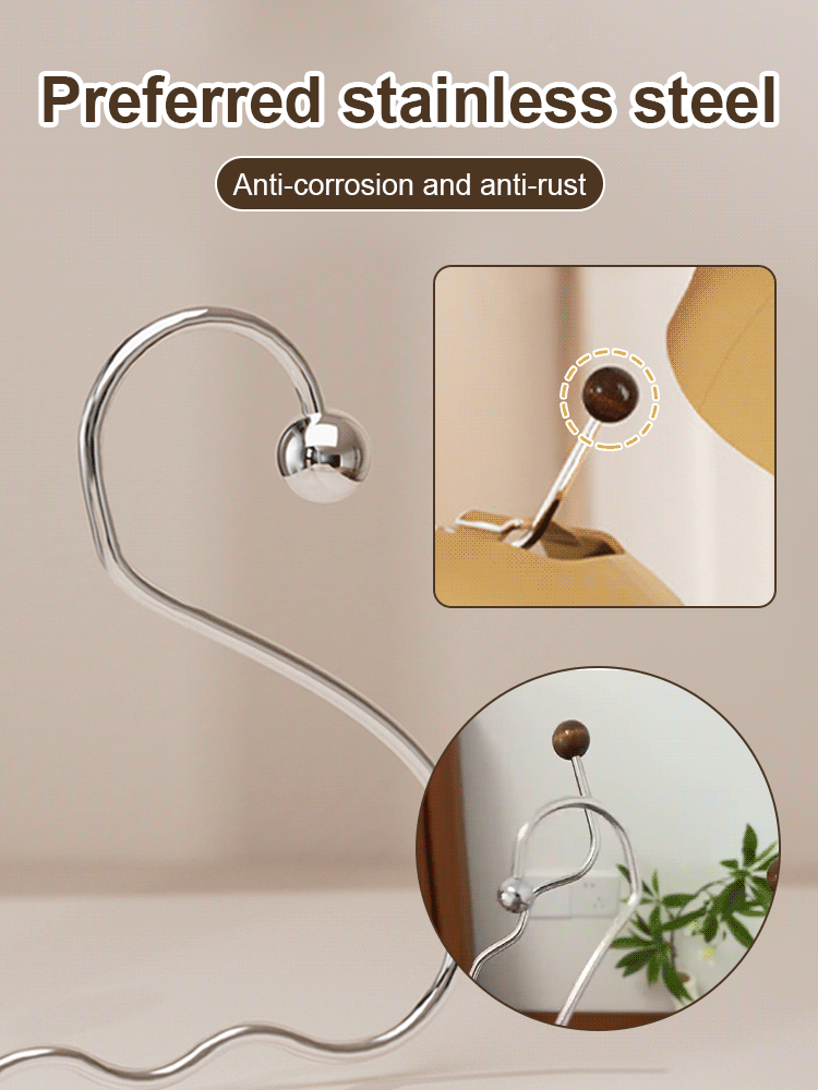 Little Swan Walnut Bag Hat Storage Hook