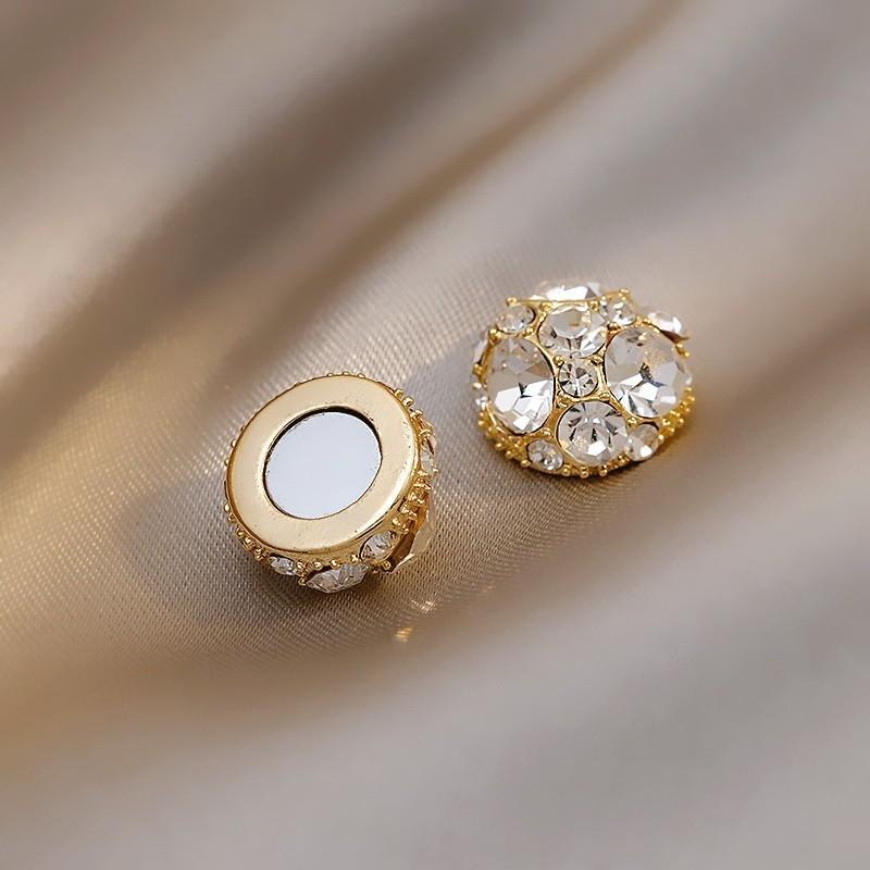 Magnetic Round Earrings Non-piercing Ear Clip