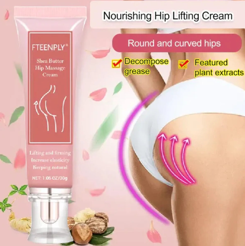 Shea Butter Hip Massage Cream for Hip Lifting and Firming