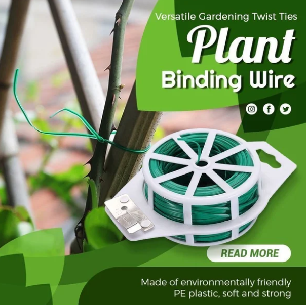 Garden Twist Ties Wire With Shear
