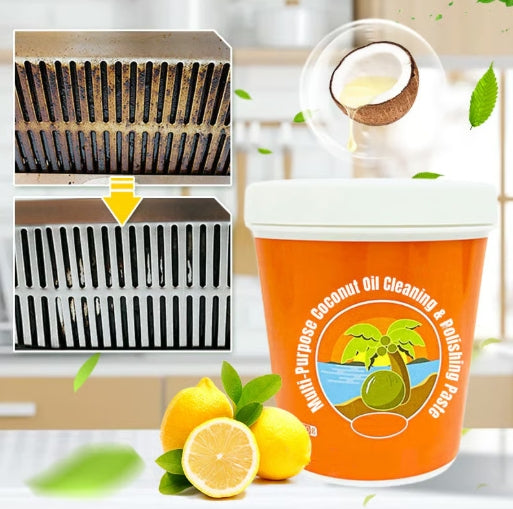 Multi-Purpose Coconut Oil Cleaning & Polishing Paste