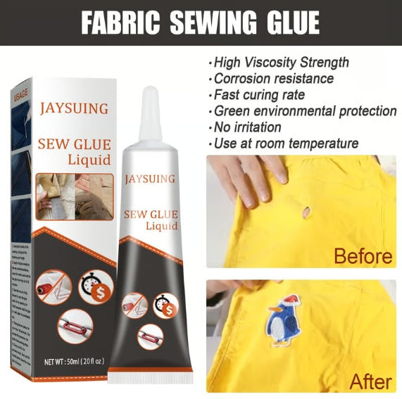 CLOTH REPAIR SEW GLUE