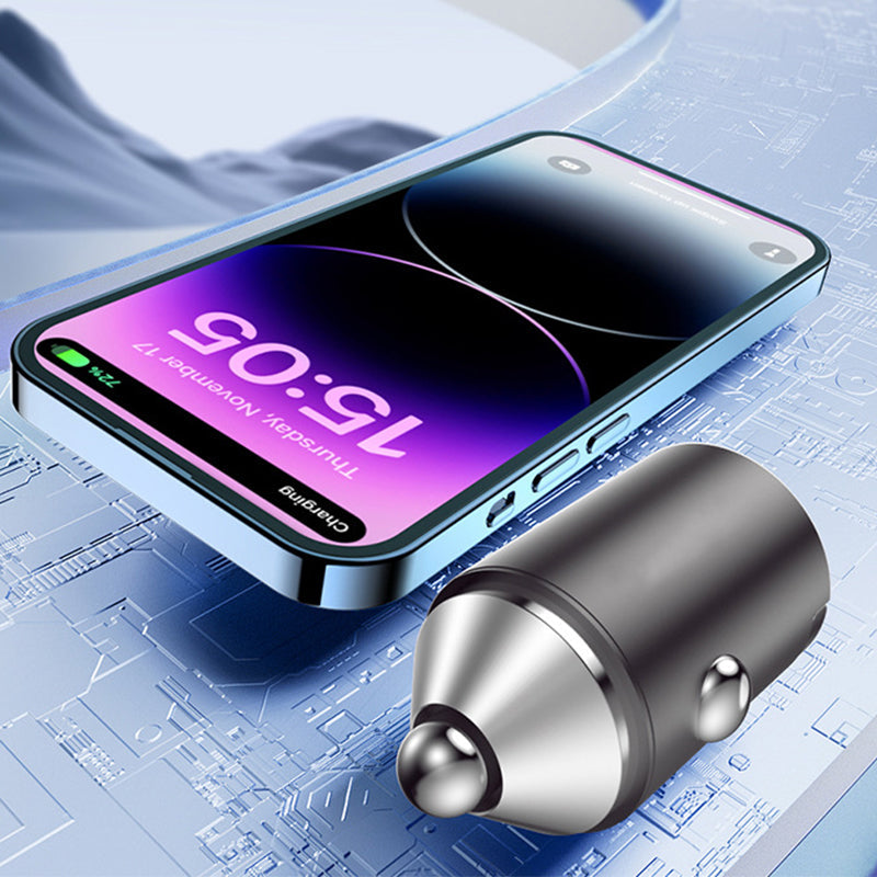 🔥Ultra-Fast Car Charger - Dual-Port PD & QC Fast Charging | 50% Off