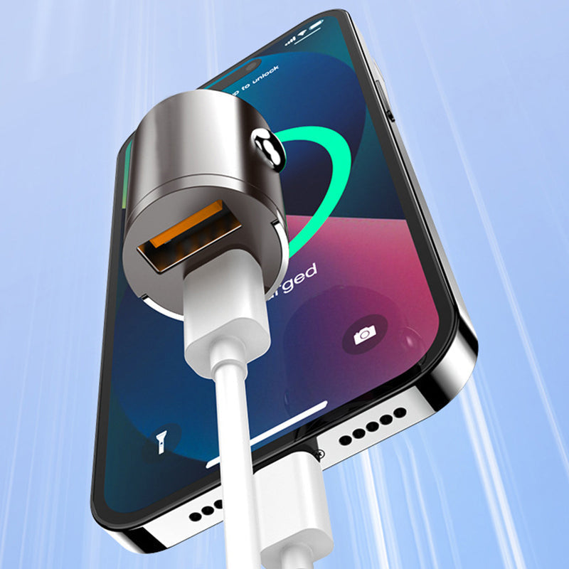 🔥Ultra-Fast Car Charger - Dual-Port PD & QC Fast Charging | 50% Off
