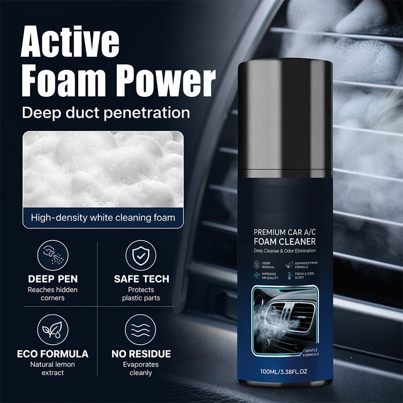 Car Air Conditioner Foam Cleaner Deep Vent Odor Eliminator