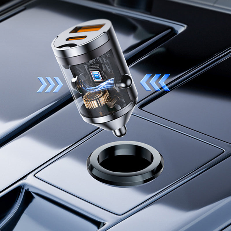 🔥Ultra-Fast Car Charger - Dual-Port PD & QC Fast Charging | 50% Off