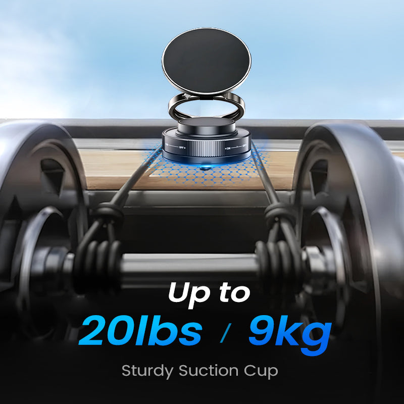 🔄360° Adjustable Vacuum Magnetic Phone Holder📱🚗