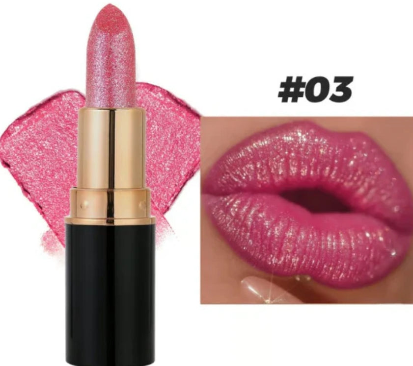 Diamond Lip Gloss Glitter Lipstick Waterproof