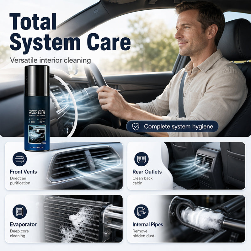 Car Air Conditioner Foam Cleaner Deep Vent Odor Eliminator