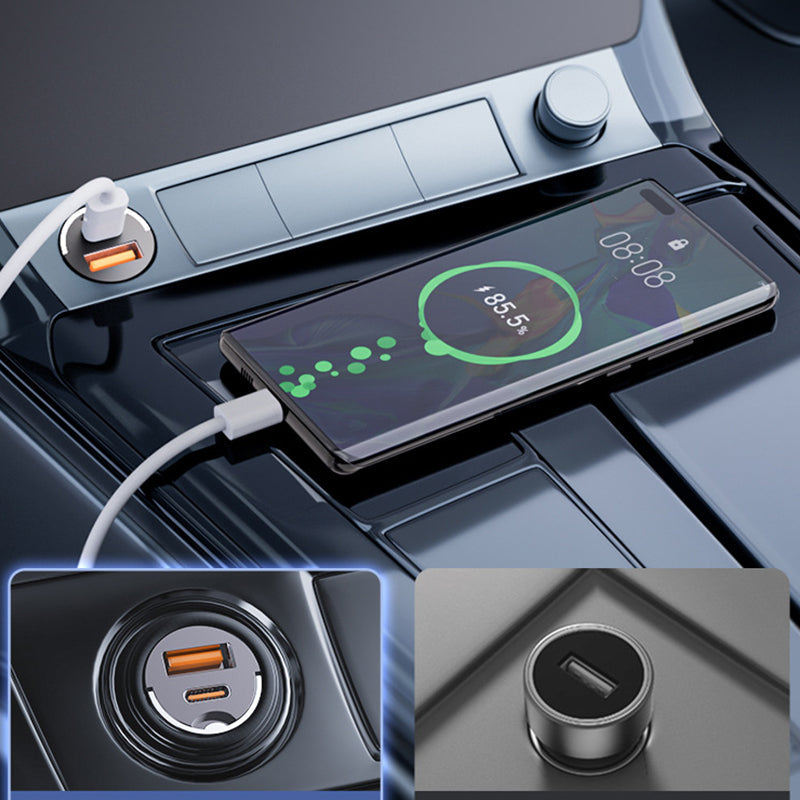 🔥Ultra-Fast Car Charger - Dual-Port PD & QC Fast Charging | 50% Off