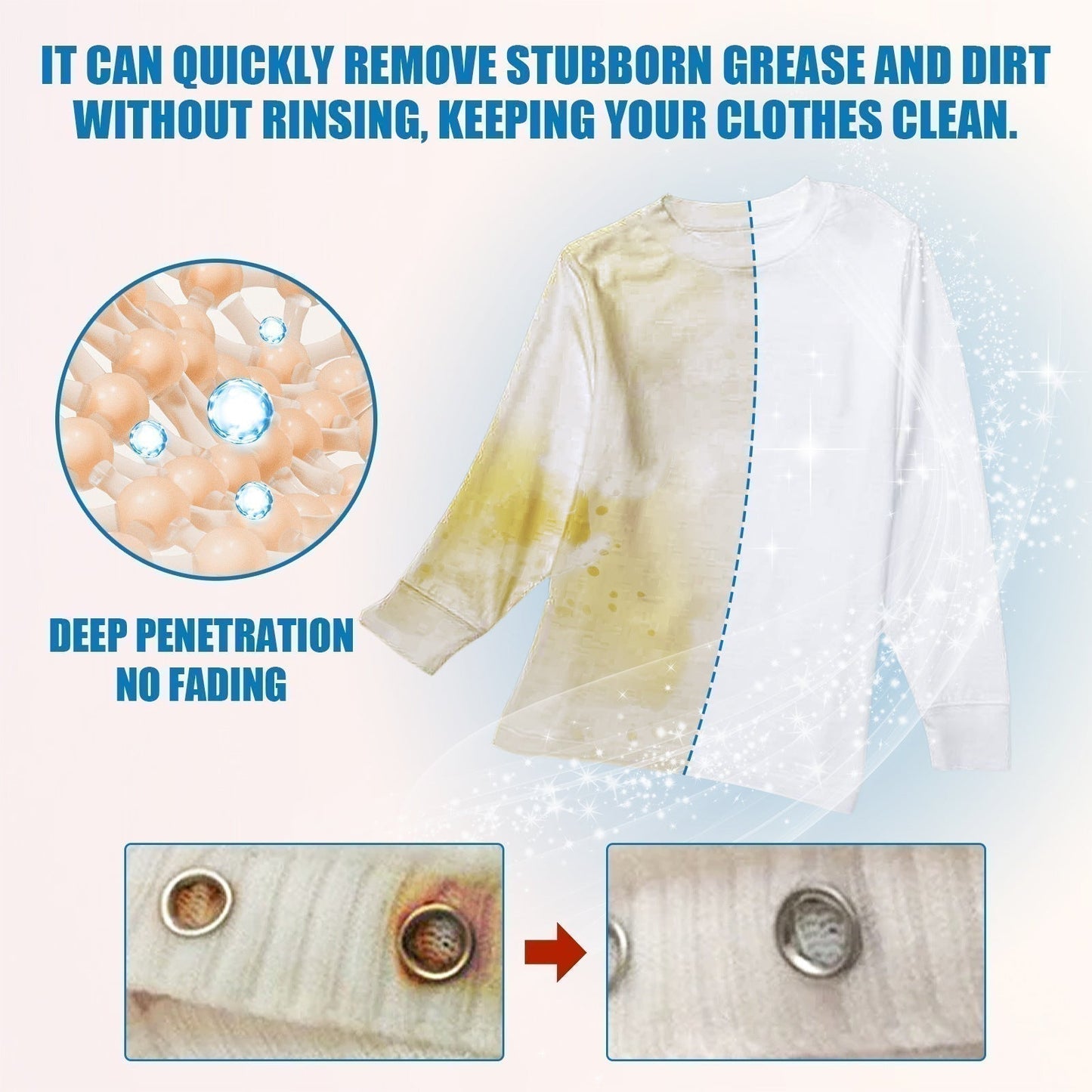 🔥Powerful Laundry Stain Remover Spray