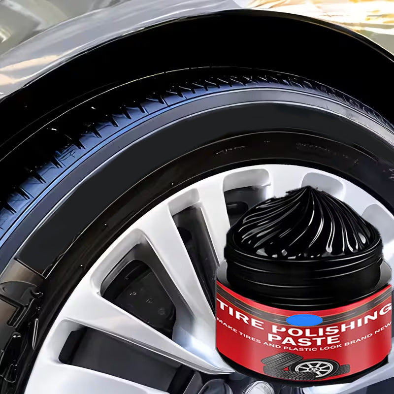 ✨ Car Tire & Plastic Trim Renewal Paste – Restores Shine, Prevents Cracking & Easy Application 🛞
