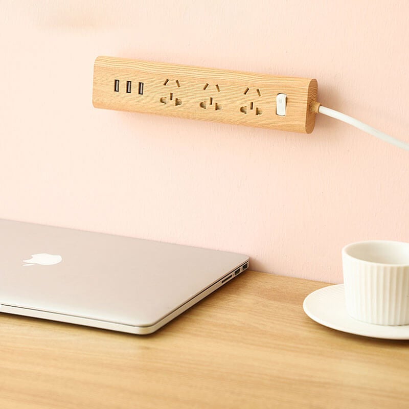 No Trace Self-Adhesive Row Plug Retainer – Keep Power Strips Tidy, Reusable & Easy Install 🔌