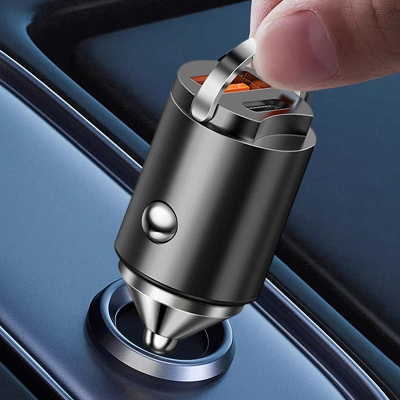 🔥Ultra-Fast Car Charger - Dual-Port PD & QC Fast Charging | 50% Off