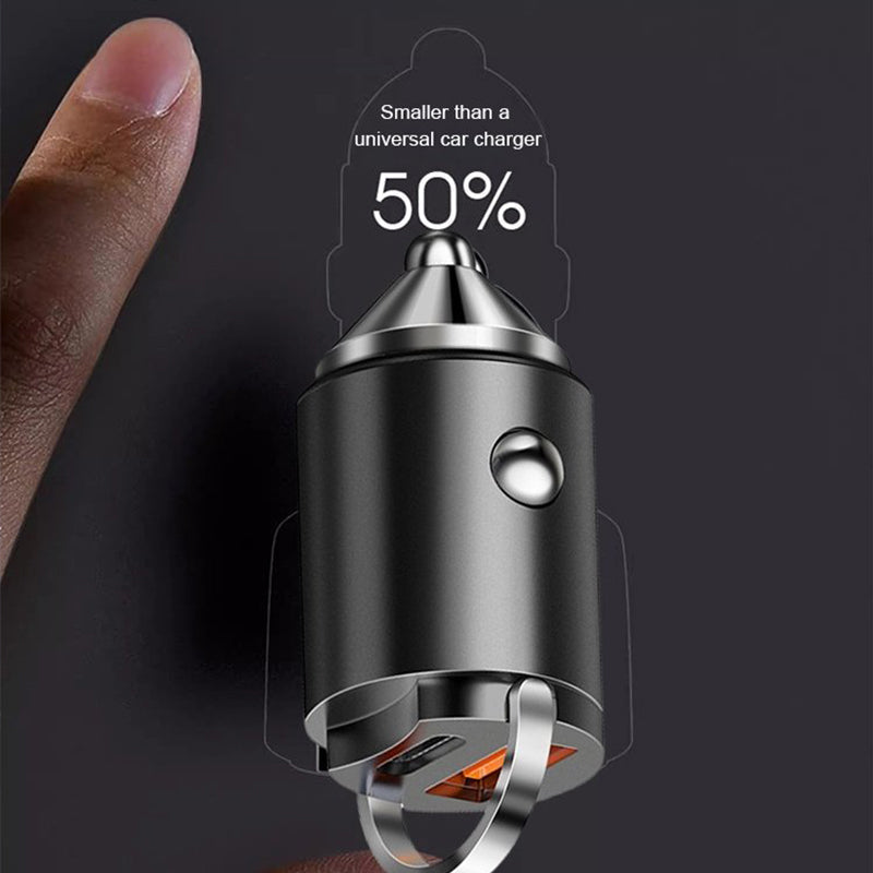🔥Ultra-Fast Car Charger - Dual-Port PD & QC Fast Charging | 50% Off