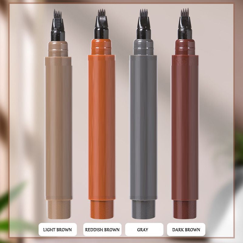 50K+ SOLD! Almost Gone ✨✏️ Waterproof 4-Tip Beard & Eyebrow Pen – Smudge-Proof, Natural Look & Long-Lasting 🌟