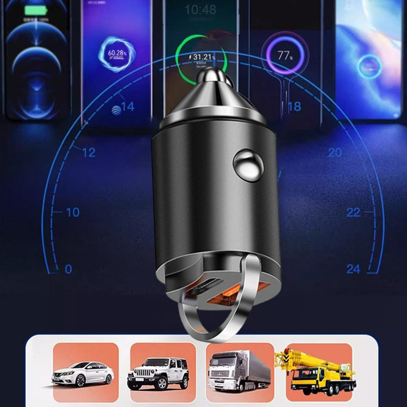 🔥Ultra-Fast Car Charger - Dual-Port PD & QC Fast Charging | 50% Off