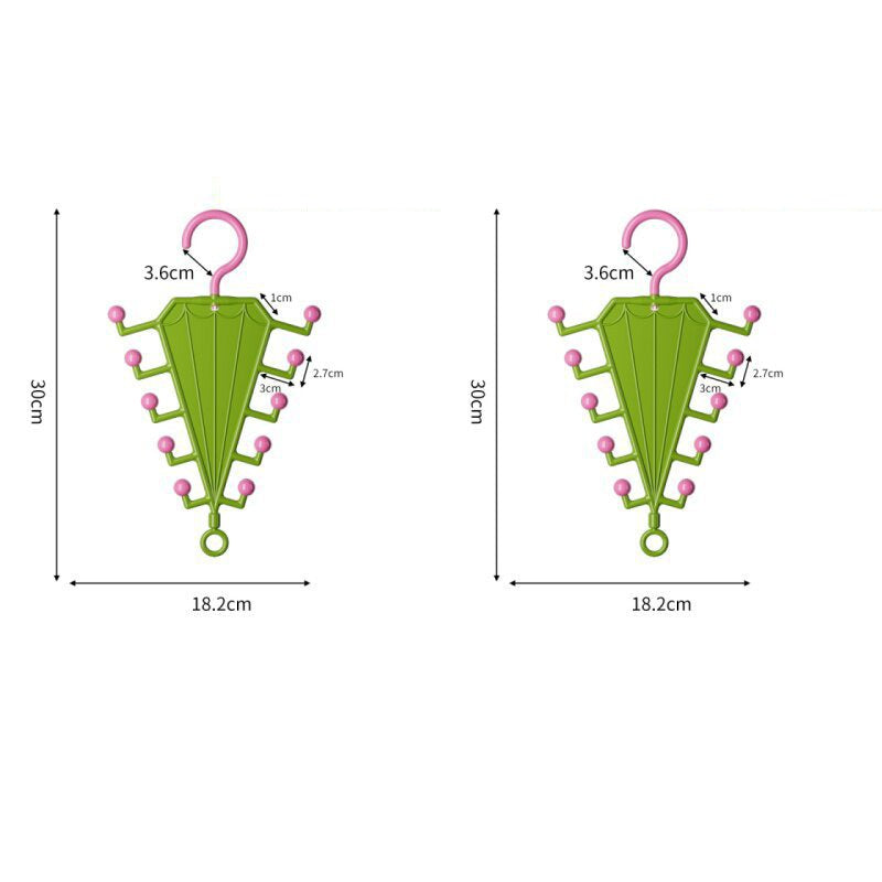 Multi-Functional V-Shaped Double Sided Hanger Storage Rack