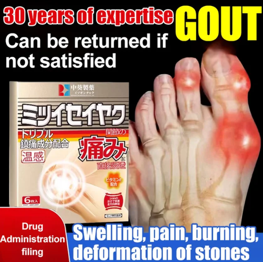 Gout plaster