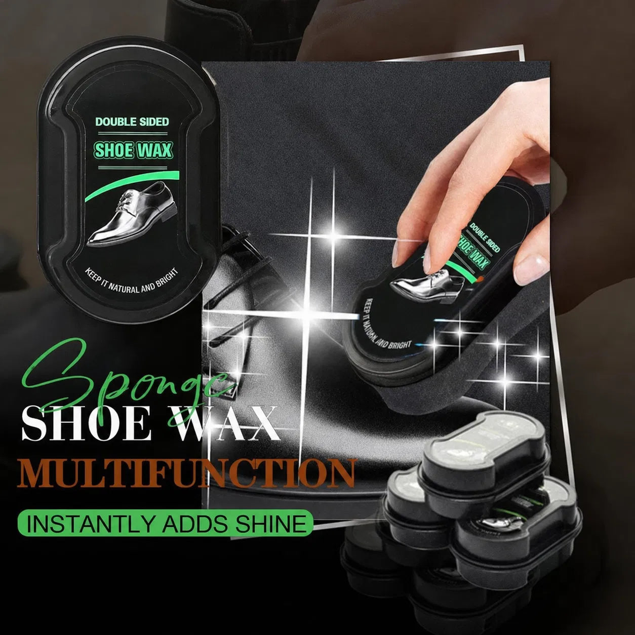 🔥Hot Sale🔥Portable Multi-Purpose Care Shoe Wax👞✨Instant Shine