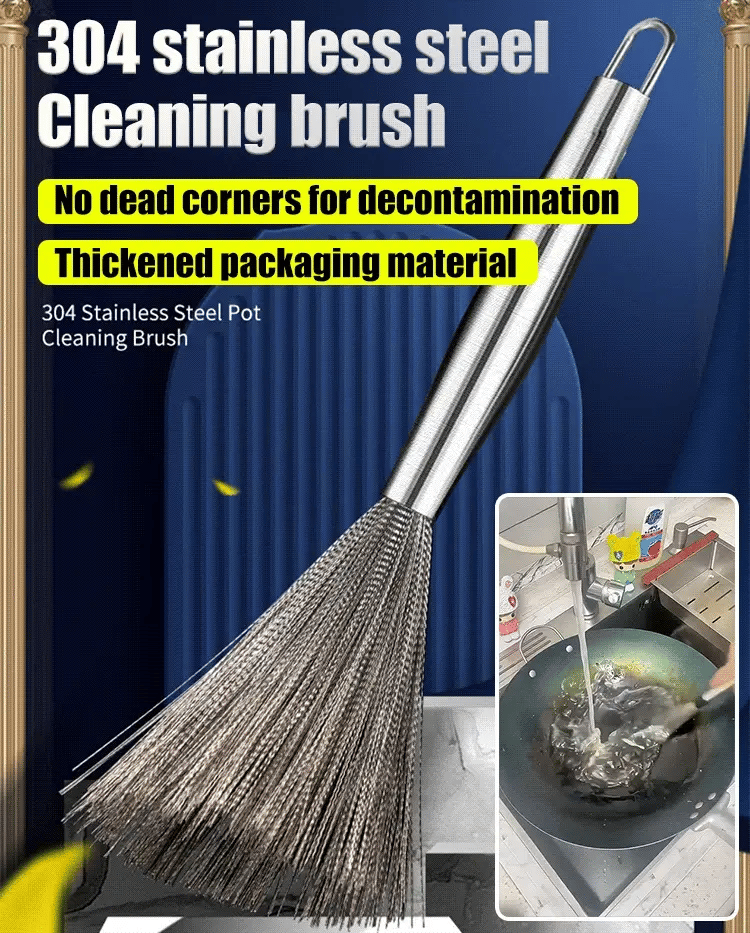 Tough on Grime Stainless Steel Cleaning Brush