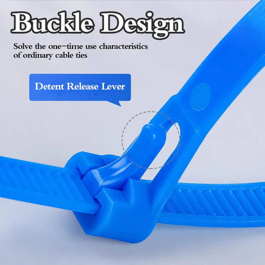 Premium Nylon Cable Wire Ties (🔥100Pcs/Set）