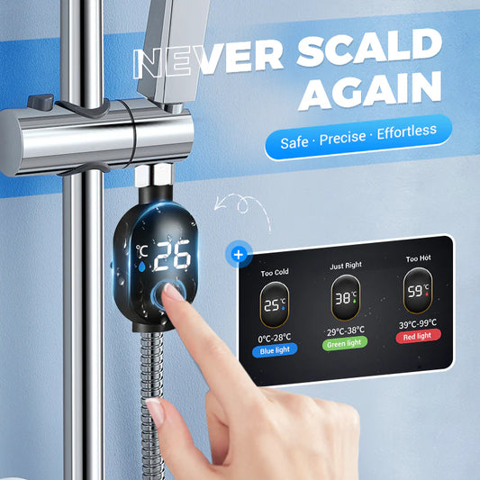 🔥Last day special, 50% off🔥 🌡️Shower Thermometer - Instant Digital Display, Waterproof & Easy Install for Safe Bathing📦