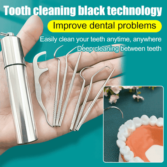 ✨304 Stainless Steel Toothpick Teeth Picking Tool