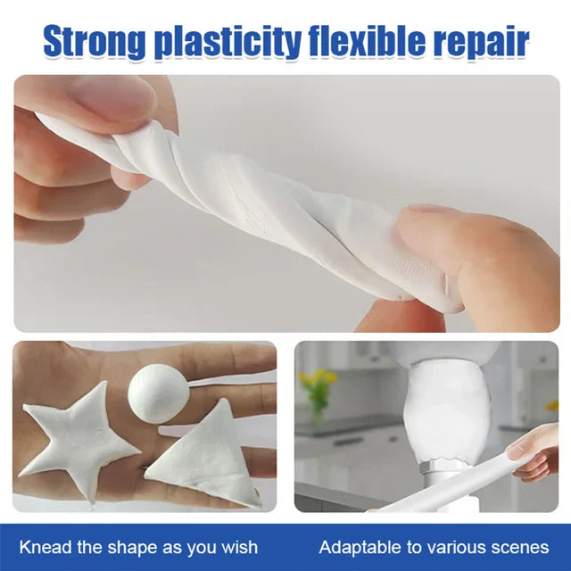 Plastic steel mud iron glue