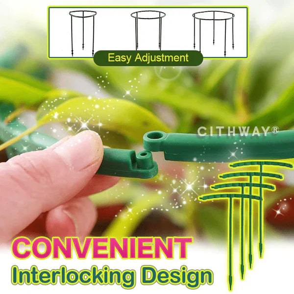 Plant Growth Support Stake Ring Set