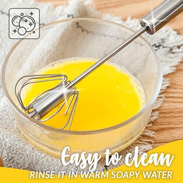 ✨Hot Sale🔥Kicthen Stainless Steel Semi Automatic Whisk