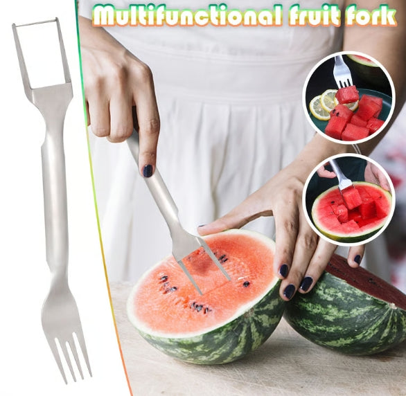 2-in-1 Stainless Steel Fruit Cutter