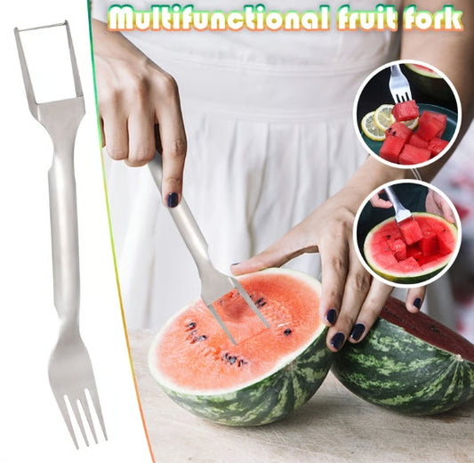 2-in-1 Stainless Steel Fruit Cutter
