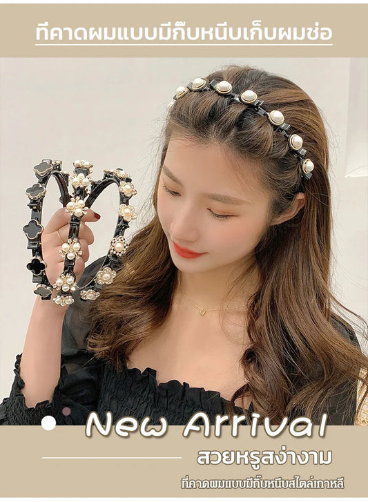 Korean style hair clip headband