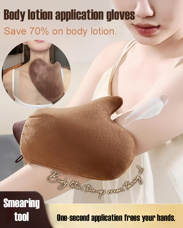 Body Lotion Massage Glove