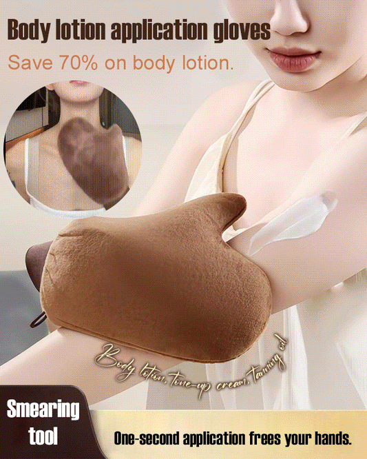 Body Lotion Massage Glove