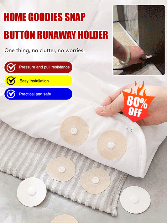 Snap buckle anti-runaway fastener