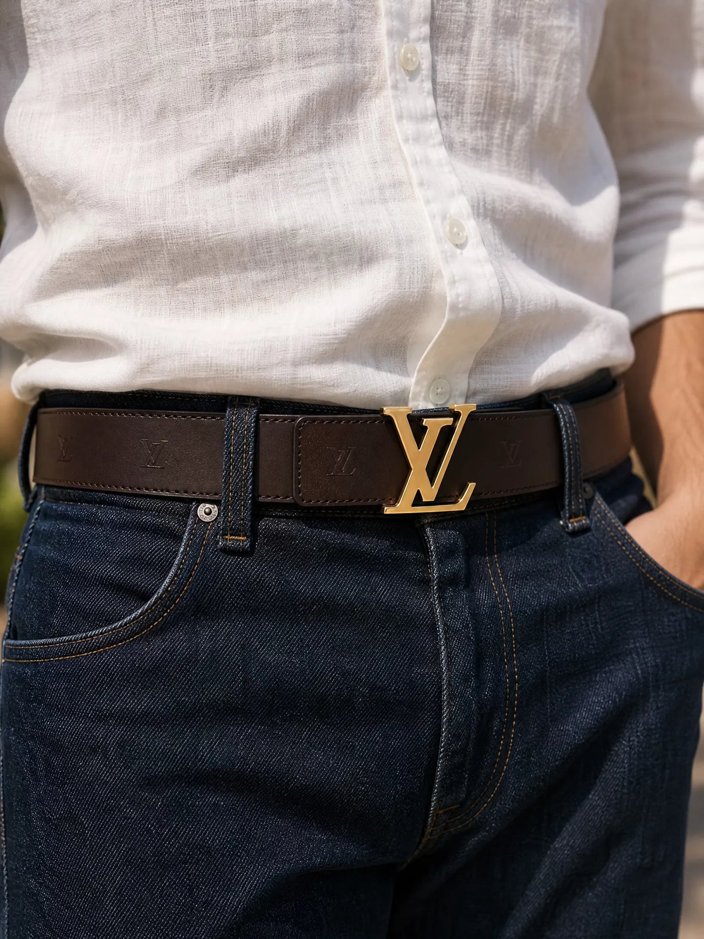 Elite Business Reversible Leather Belt