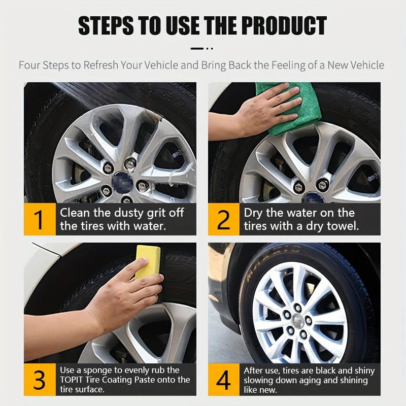 Multi-Functional Plastic & Tire Restorer Cream