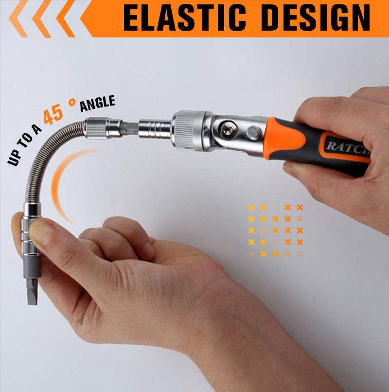Flexible Socket Extension Bar for Ratchets & Power Tools – Reach Tight Spaces