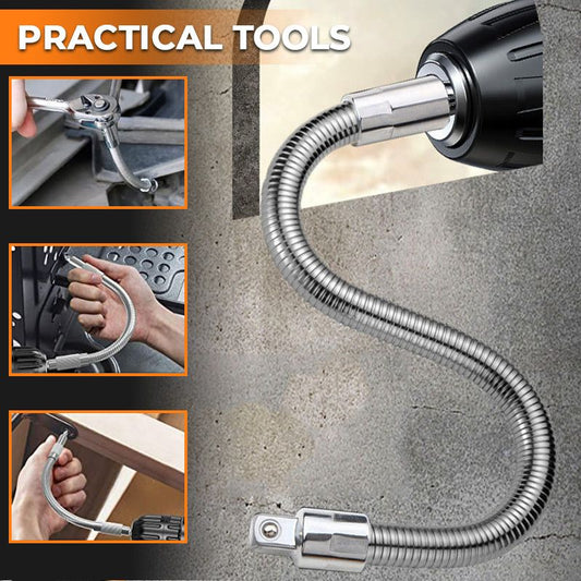 Flexible Socket Extension Bar for Ratchets & Power Tools – Reach Tight Spaces