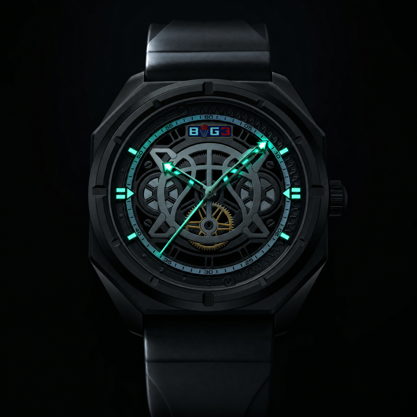 BIG3 Pro Automatic Skeleton Watch - Urban Trend Mechanical Timepiece