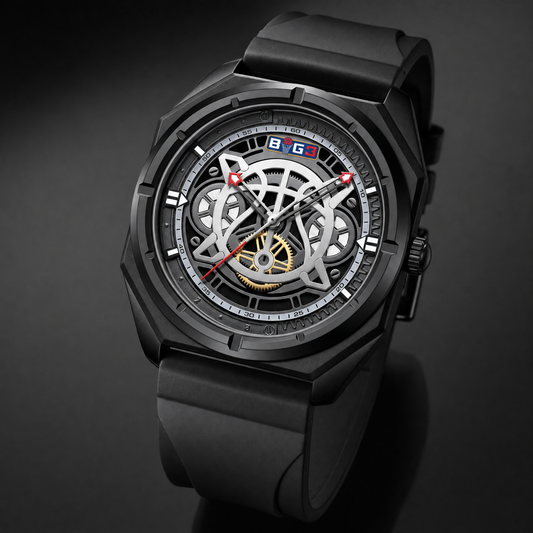 BIG3 Pro Automatic Skeleton Watch - Urban Trend Mechanical Timepiece