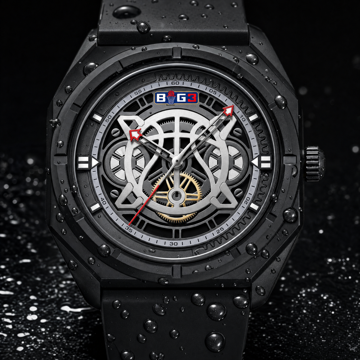 BIG3 Pro Automatic Skeleton Watch - Urban Trend Mechanical Timepiece