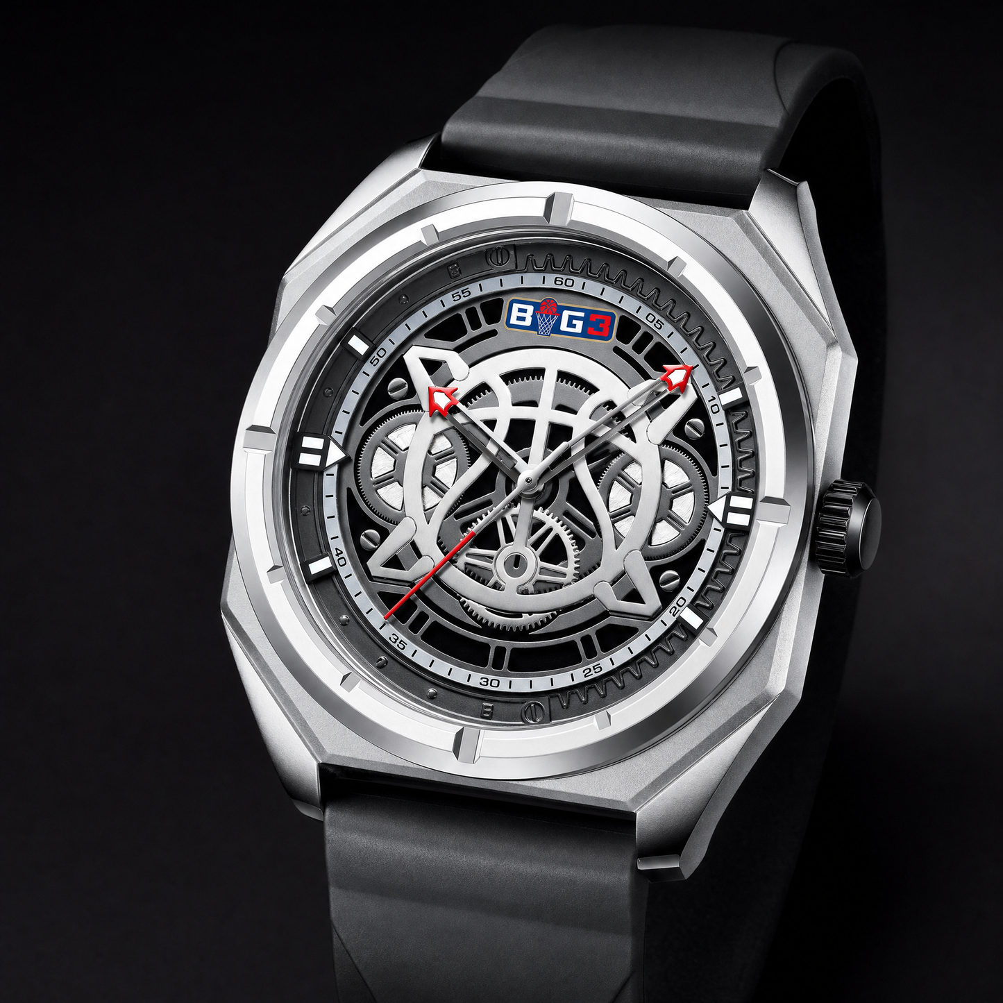 BIG3 Pro Automatic Skeleton Watch - Urban Trend Mechanical Timepiece