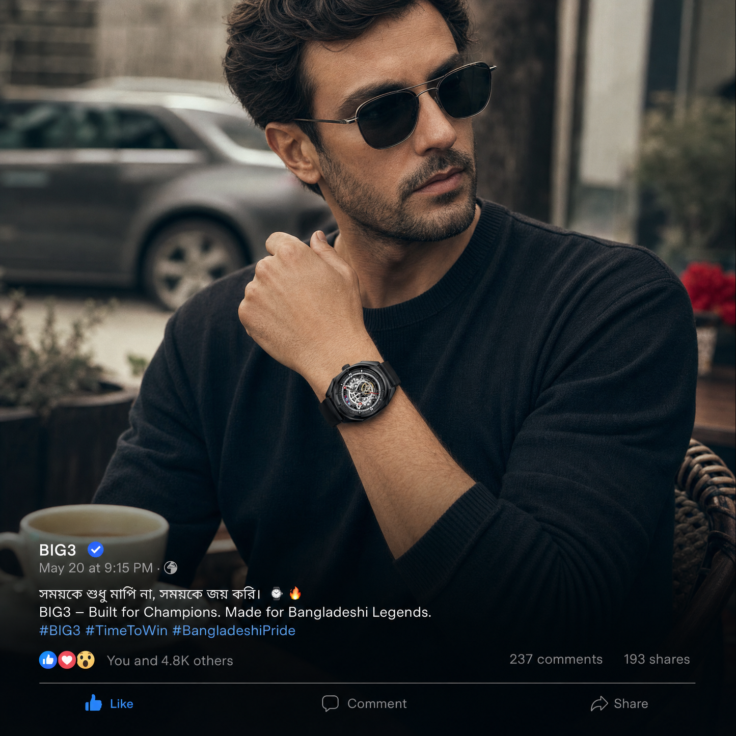 BIG3 Pro Automatic Skeleton Watch - Urban Trend Mechanical Timepiece