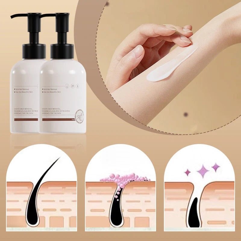 Gentle hair removal cream, suitable for multiple body parts（120g）