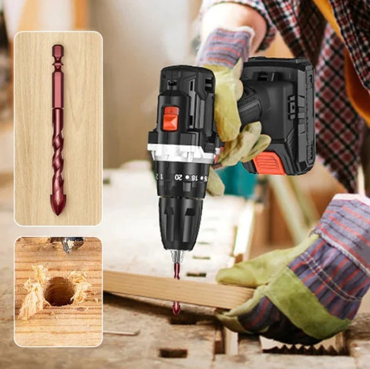 4-Edge Hole-Punching Phillips Drill Bits