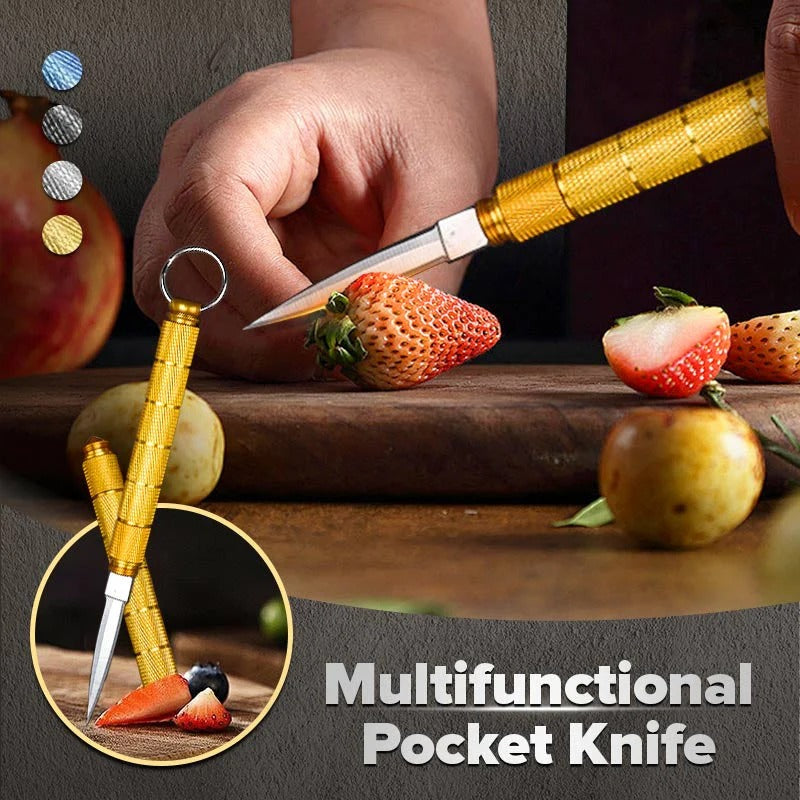 Detachable Portable Pocket Knife with Keychain